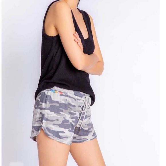 PJ Salvage Lounge/PJ Cool Camo Short in Moon Grey, Size Medium. NWT! - Picture 4 of 16